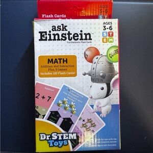 Ask Einstein Math Fun Electronic Flash Cards | Dr. STEM Toys